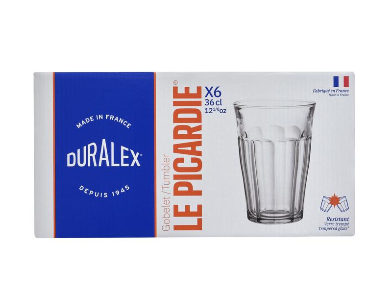 Duralex Picardie Hi Ball Tumbler 360ml - Set 6