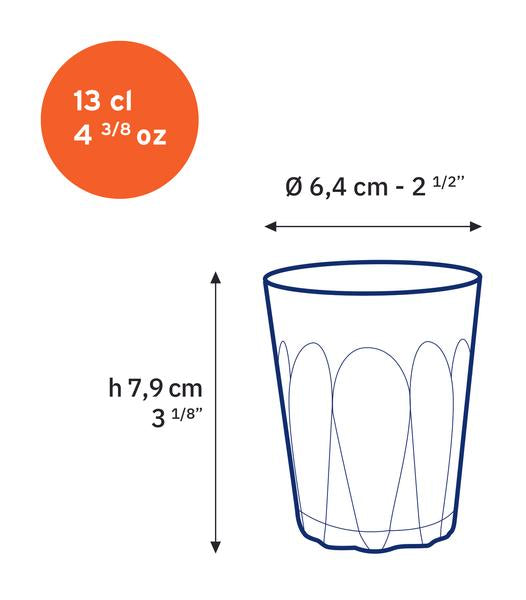 Duralex Provence Tumbler 130ml - Set 6