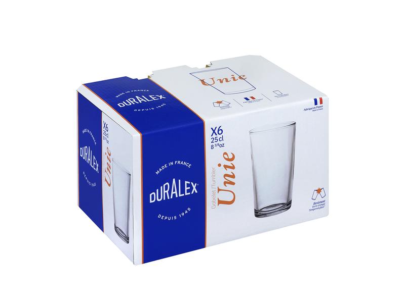 Duralex Unie Tumbler 250ml - Set 6