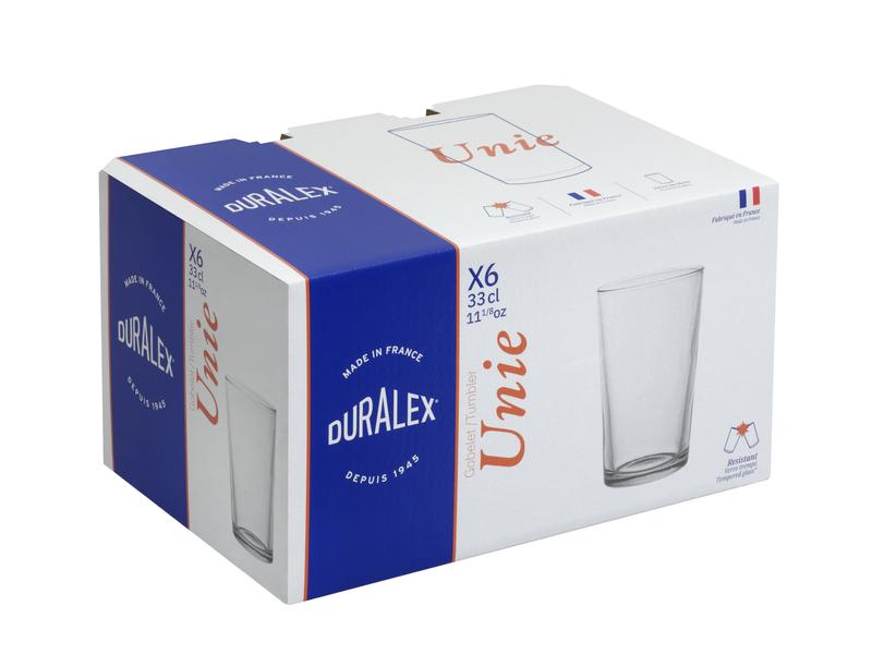 Duralex Unie Tumbler 330ml - Set 6