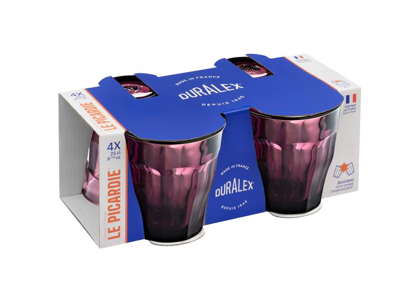 Duralex Picardie Tumbler Plum 250ml - Set 4