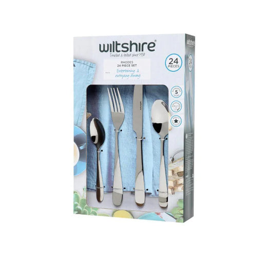 Wiltshire Rhodes 24 Piece Cutlery Set - LX2001 - Homewares, Outdoor, Phone Accessories, Cases, Speakers, Headphones + More -