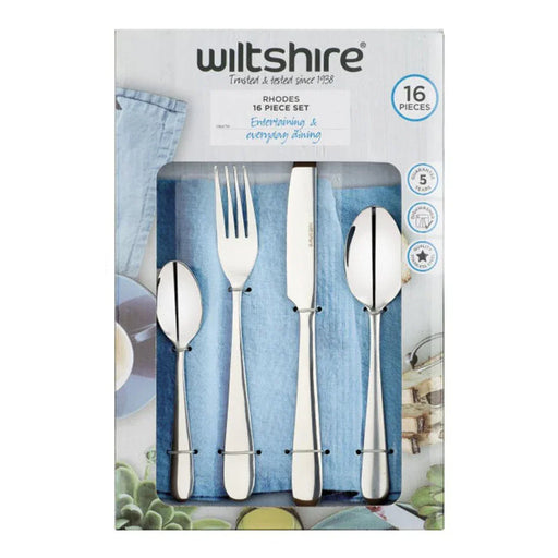 Wiltshire Rhodes Cutlery Set 16 Piece - LX2001 - Homewares, Outdoor, Phone Accessories, Cases, Speakers, Headphones + More -