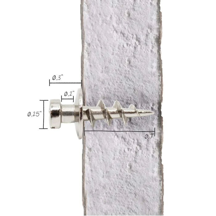DecoScrews Under the Roof Decorating 3-100141 Deco Screw Nickel Sampler Pack