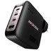 Microdia Smartcube Nano 100W 4 Port Gan Wall Charger - Black - LX2001 - Homewares, Outdoor, Phone Accessories, Cases, Speakers, Headphones + More -