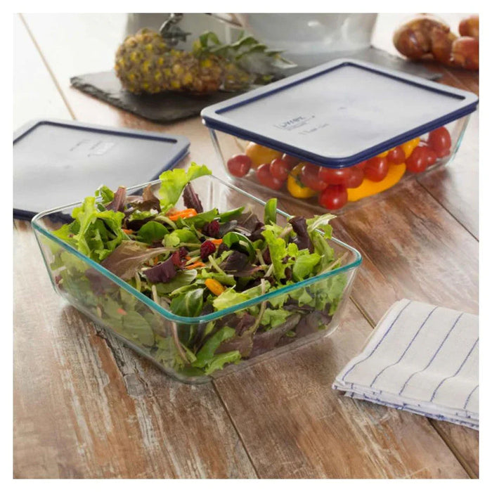Pyrex Simply Store 11 Cup Rectangle Container with Blue Lid - LX2001 - Homewares, Outdoor, Phone Accessories, Cases, Speakers, Headphones + More -