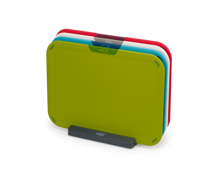 Joseph Joseph Duo 4-piece Chopping Board Set with Storage Stand