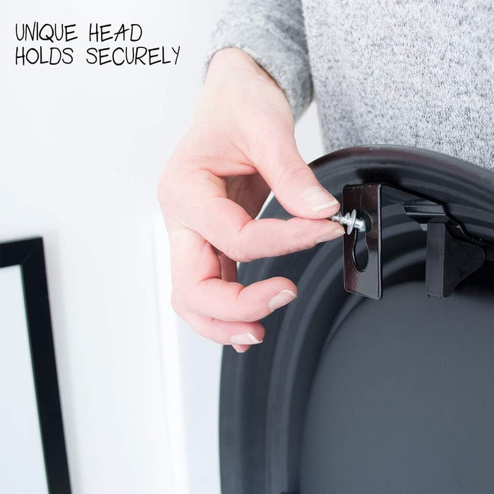 DecoScrews Under the Roof Decorating 100154 Picture Screws, Nickel, 14