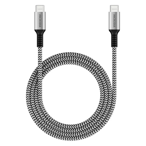 Microdia Execable Tweed Pd100W 1.3M Usb-C To Usb-C Cable - Zebra - LX2001 - Homewares, Outdoor, Phone Accessories, Cases, Speakers, Headphones + More -