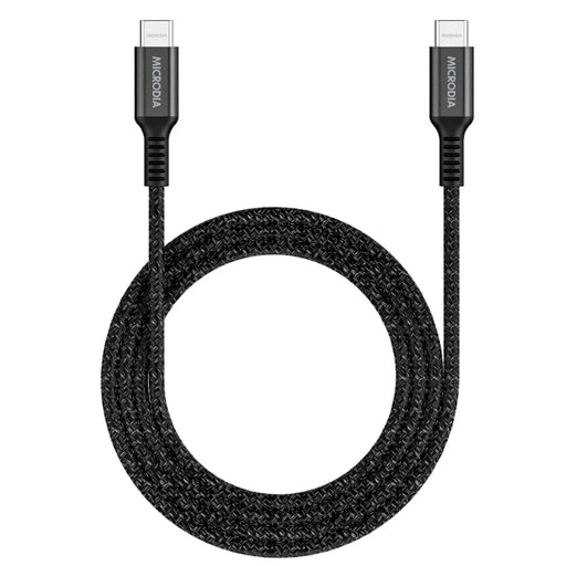 Microdia Execable Tweed Pd100W 1.3M Usb-C To Usb-C Cable - Charcoal - LX2001 - Homewares, Outdoor, Phone Accessories, Cases, Speakers, Headphones + More -