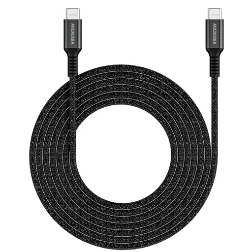 Microdia Execable Tweed Pd100W 2.6M Usb-C To Usb-C Cable - Charcoal - LX2001 - Homewares, Outdoor, Phone Accessories, Cases, Speakers, Headphones + More -