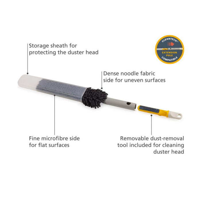 Joseph Joseph CleanTech 3-in-1 duster with storage sheath