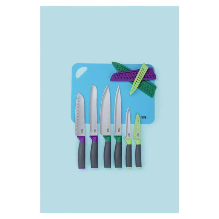 Tasty 13 Piece Knife Set with Cutting Mat - LX2001 - Homewares, Outdoor, Phone Accessories, Cases, Speakers, Headphones + More -