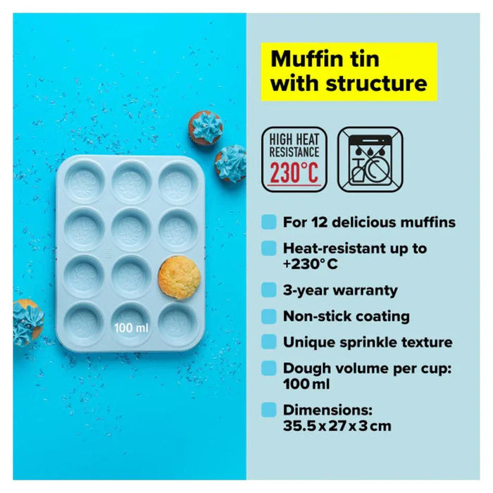 Tasty Muffin Pan 12 Cup - LX2001 - Homewares, Outdoor, Phone Accessories, Cases, Speakers, Headphones + More -