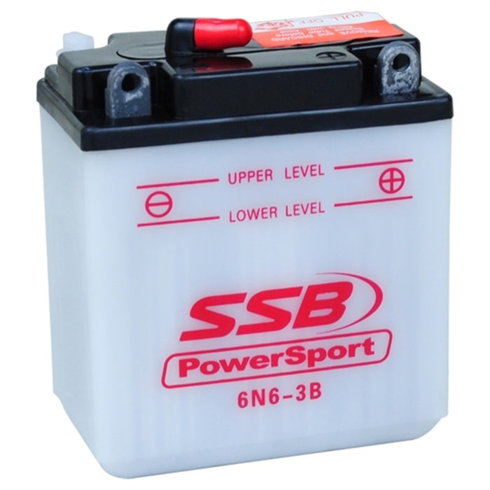 Motorcycle And Powersports Battery  Agm 6V 6Ah By Ssb High Performance
