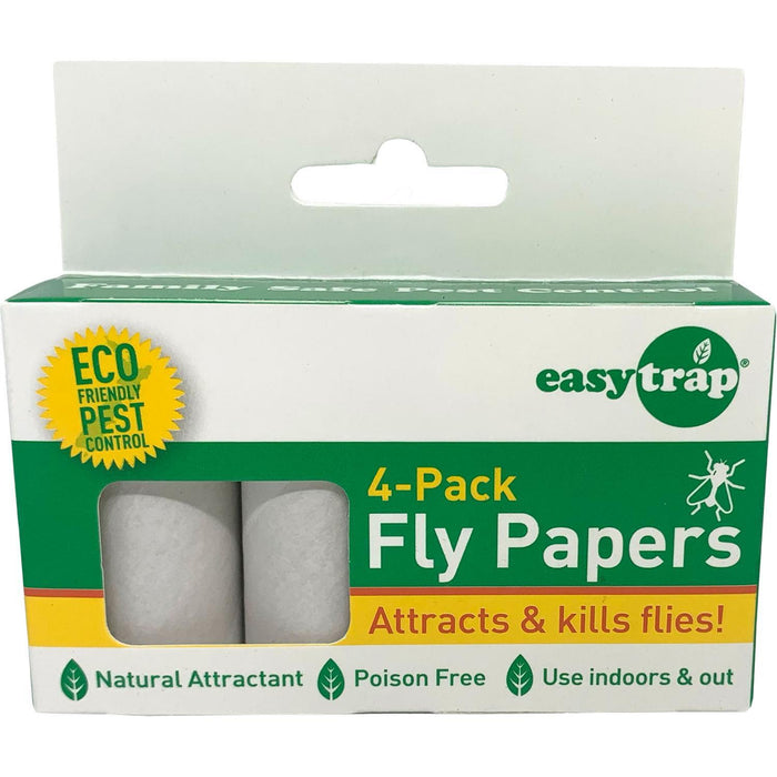 EasyTrap Fly Papers - 4pk