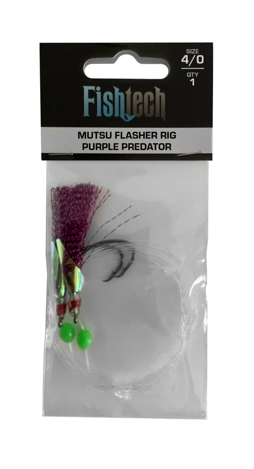 Fishtech 4/0 Mutsu Economy Flasher Rig - Purple Predator - LX2001 - Homewares, Outdoor, Phone Accessories, Cases, Speakers, Headphones + More -