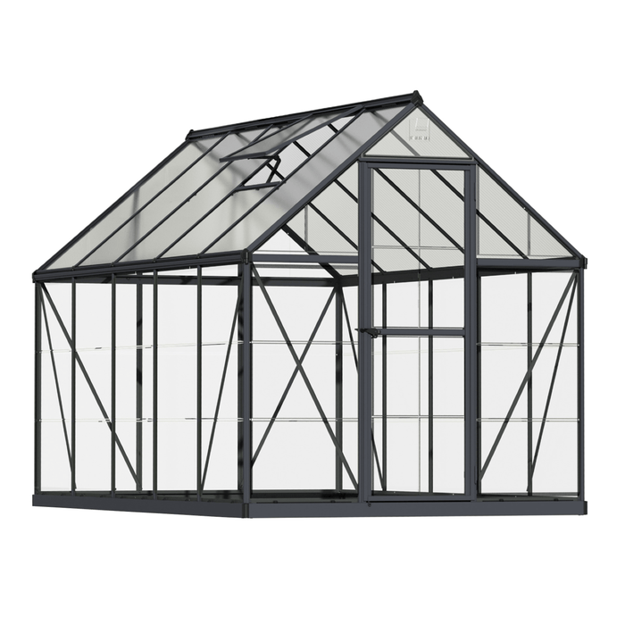 Maze Hybrid 6' X 10' Greenhouse - Charcoal