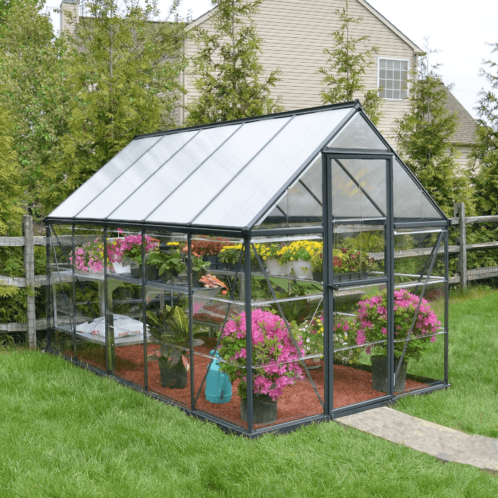 Maze Hybrid 6' X 10' Greenhouse - Charcoal