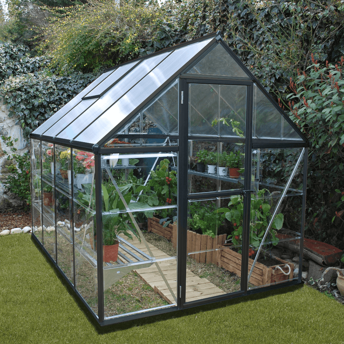 Maze Hybrid 6' X 8' Greenhouse - Charcoal
