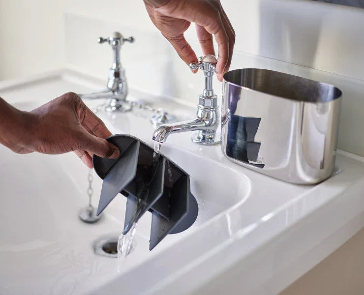 Joseph Joseph EasyStore Luxe Large Toothbrush Caddy - Stainless Steel - LX2001 - Homewares, Outdoor, Phone Accessories, Cases, Speakers, Headphones + More -