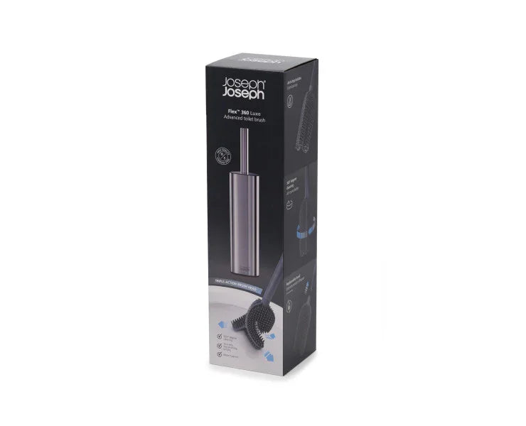 Joseph Joseph Flex 360 Luxe Toilet Brush - Stainless Steel - LX2001 - Homewares, Outdoor, Phone Accessories, Cases, Speakers, Headphones + More -