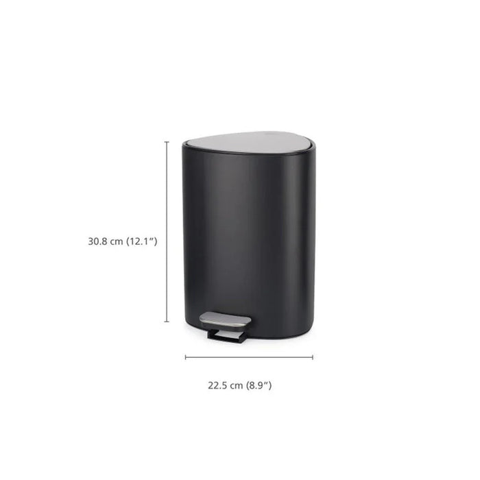 Joseph Joseph 5L PEDAL BIN MATT BLACK - LX2001 - Homewares, Outdoor, Phone Accessories, Cases, Speakers, Headphones + More -