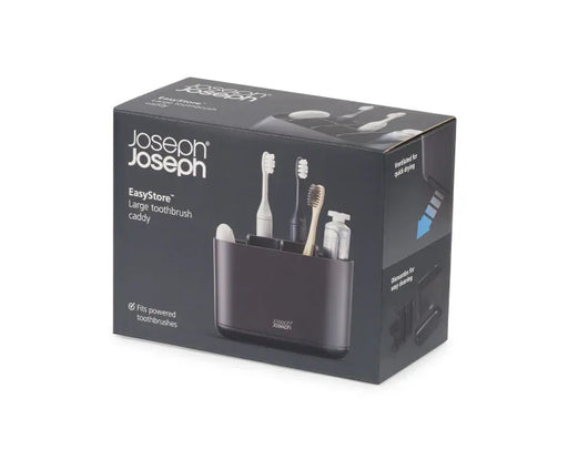 Joseph Joseph Easystore Large Toothbrush Caddy - Black - LX2001 - Homewares, Outdoor, Phone Accessories, Cases, Speakers, Headphones + More -