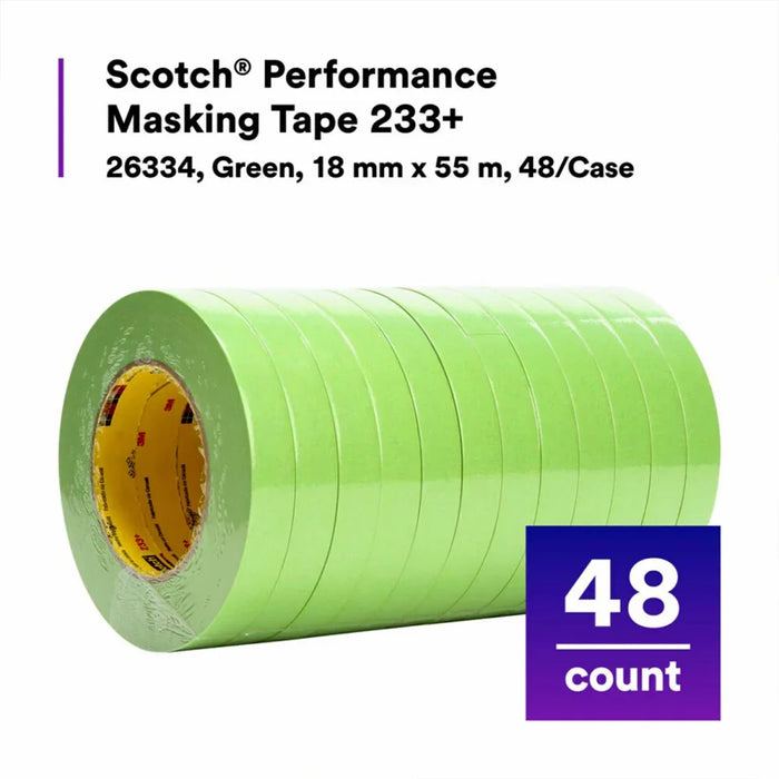 3M 233+ Scotch Masking Tape 18Mm - 48 Rolls Pack - LX2001 - Homewares, Outdoor, Phone Accessories, Cases, Speakers, Headphones + More -