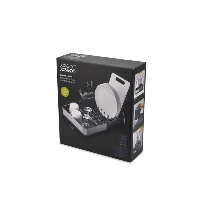 Joseph Joseph Extend Steel Dish Rack - Grey - LX2001 - Homewares, Outdoor, Phone Accessories, Cases, Speakers, Headphones + More -