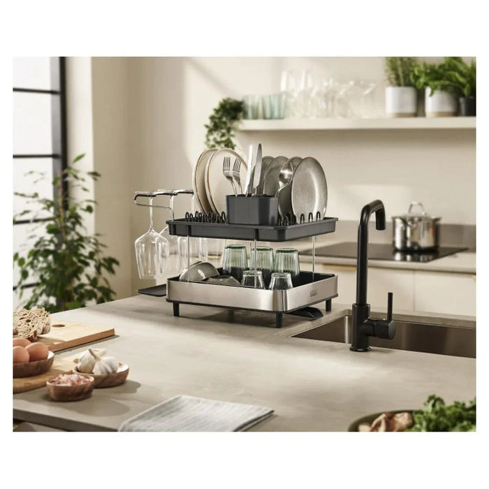 Joseph Joseph Steel 2-Tier Dish Rack - LX2001 - Homewares, Outdoor, Phone Accessories, Cases, Speakers, Headphones + More -