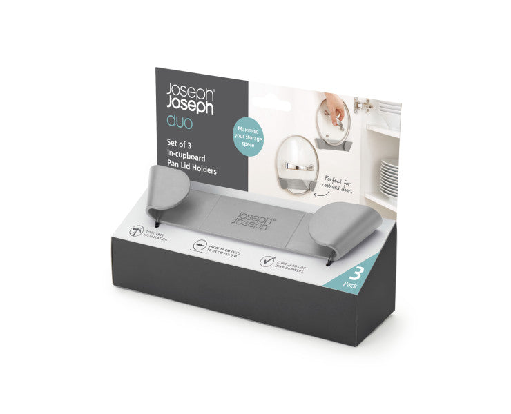 Joseph Joseph Duo 3pc Pan Lid Holders (Grey)