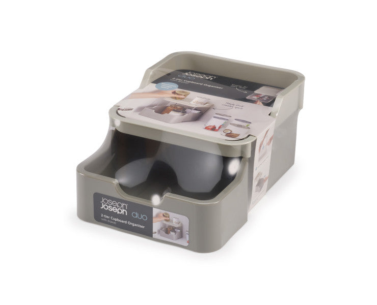 Joseph Joseph Duo 2 tier Cupboard Orgniser w/Drawer