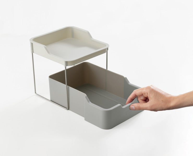 Joseph Joseph Duo 2 tier Cupboard Orgniser w/Drawer