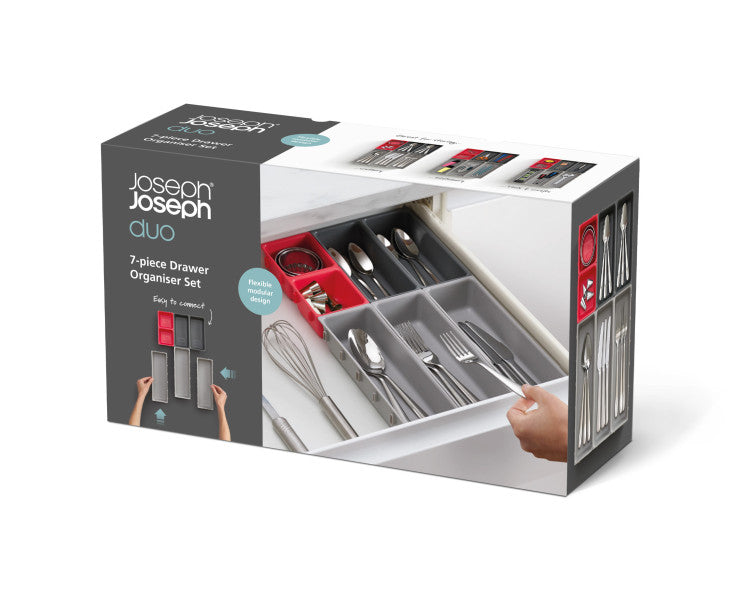 Joseph Joseph Duo 7-piece Drawer Organiser Set