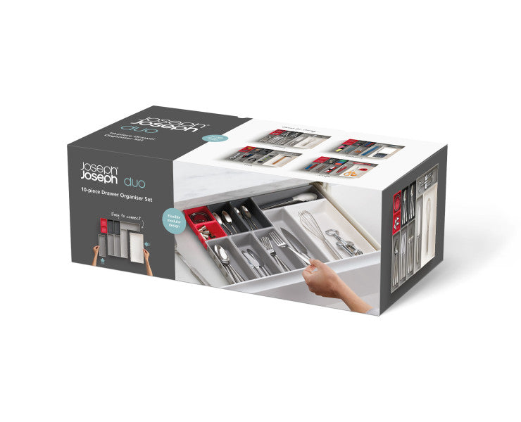 Joseph Joseph Duo 10-piece Drawer Organiser Set