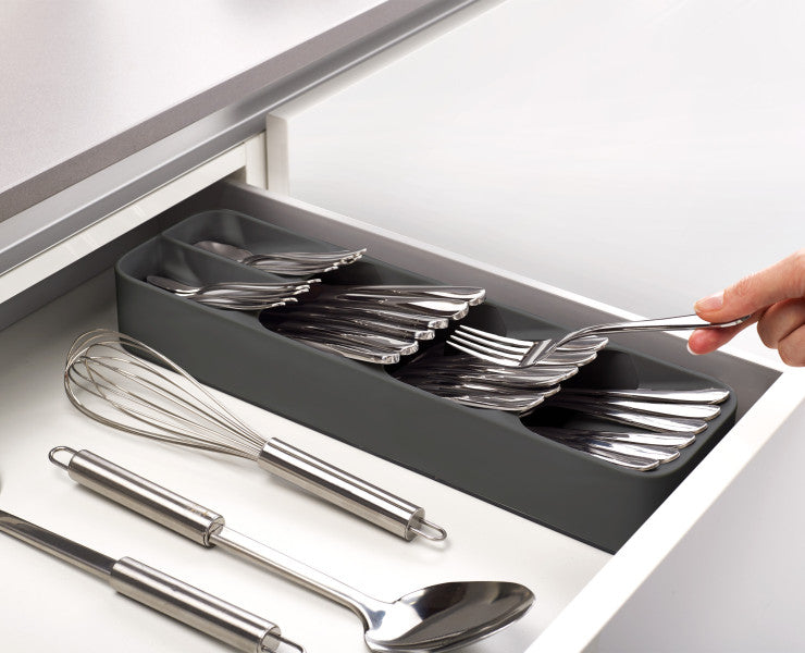 Joseph Joseph Duo In-drawer Cutlery Tray (Grey)