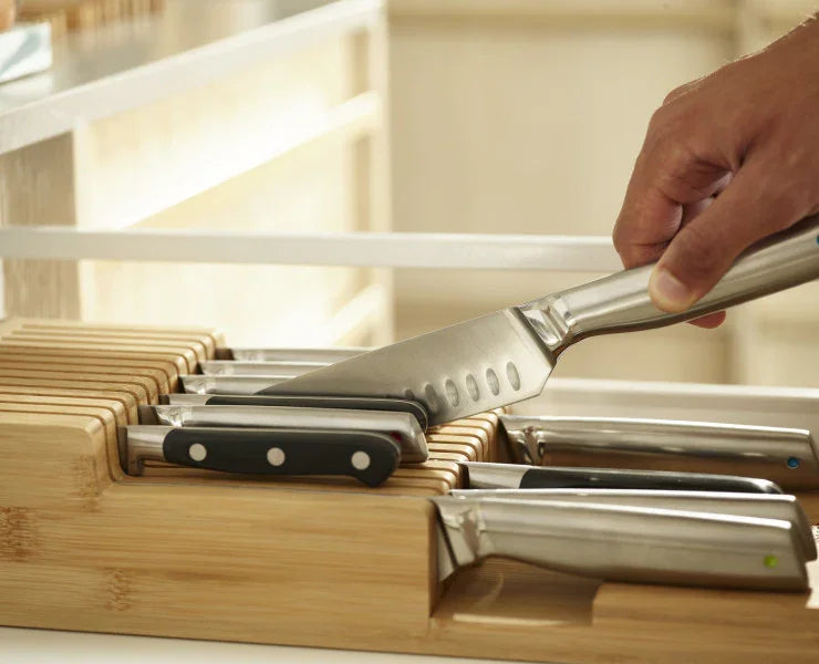 Joseph Joseph Drawerstore Bamboo 2-Tier Knife Organiser - LX2001 - Homewares, Outdoor, Phone Accessories, Cases, Speakers, Headphones + More -