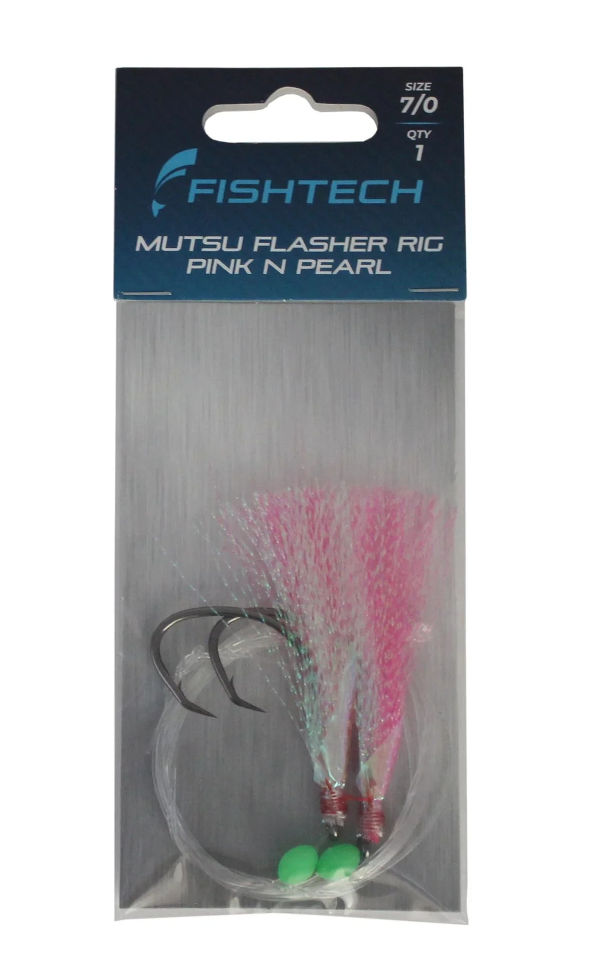 Fishtech Fishtech 7/0 Mutsu Economy Flasher Rig - Pink n Pearl — LX2001 ...
