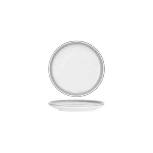 Tablekraft Frosted Steel Round Coupe Plate 200mm - LX2001 - Homewares, Outdoor, Phone Accessories, Cases, Speakers, Headphones + More -