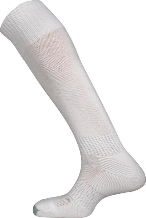 Mitre Mercury Plain Socks - White - Junior