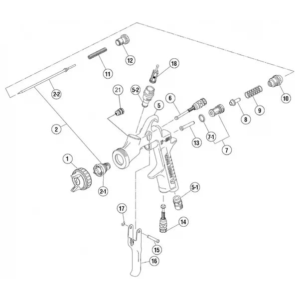 Iwata needle / Nozzle SET 1.3MM FOR W400 - LX2001 - Homewares, Outdoor, Phone Accessories, Cases, Speakers, Headphones + More -