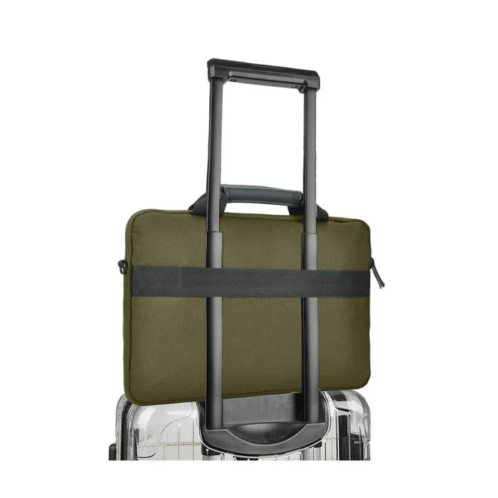 Generation Earth 13.3"-14.1" Laptop Slim Line Briefcase – Olive - LX2001 - Homewares, Outdoor, Phone Accessories, Cases, Speakers, Headphones + More -