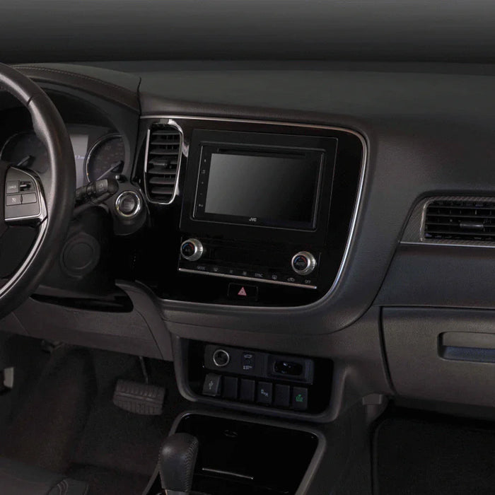 Fitting Kit Mitsubishi Outlander 2019 - 2023 Double Din (Black) - LX2001 - Homewares, Outdoor, Phone Accessories, Cases, Speakers, Headphones + More -