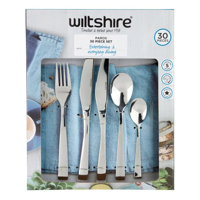 Wiltshire Paros Cutlery Set - 30 piece - LX2001 - Homewares, Outdoor, Phone Accessories, Cases, Speakers, Headphones + More -