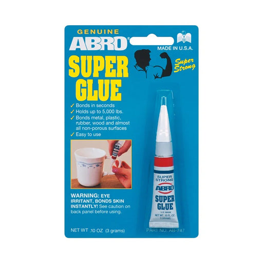 Super Glue Abro 3Gm - LX2001 - Homewares, Outdoor, Phone Accessories, Cases, Speakers, Headphones + More -