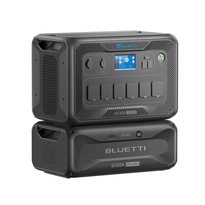 Bluetti Ac300 + B300K Expandable Home & Portable Power Station | 3000W (6000W Su - LX2001 - Homewares, Outdoor, Phone Accessories, Cases, Speakers, Headphones + More -