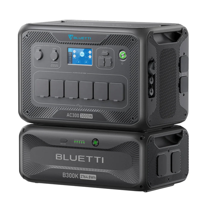 Bluetti Ac300 + B300K Expandable Home & Portable Power Station | 3000W (6000W Su - LX2001 - Homewares, Outdoor, Phone Accessories, Cases, Speakers, Headphones + More -