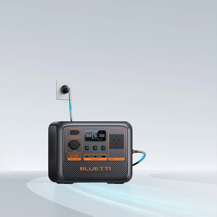 Bluetti Ac50P Portable Power Station | 700W 504Wh - LX2001 - Homewares, Outdoor, Phone Accessories, Cases, Speakers, Headphones + More -