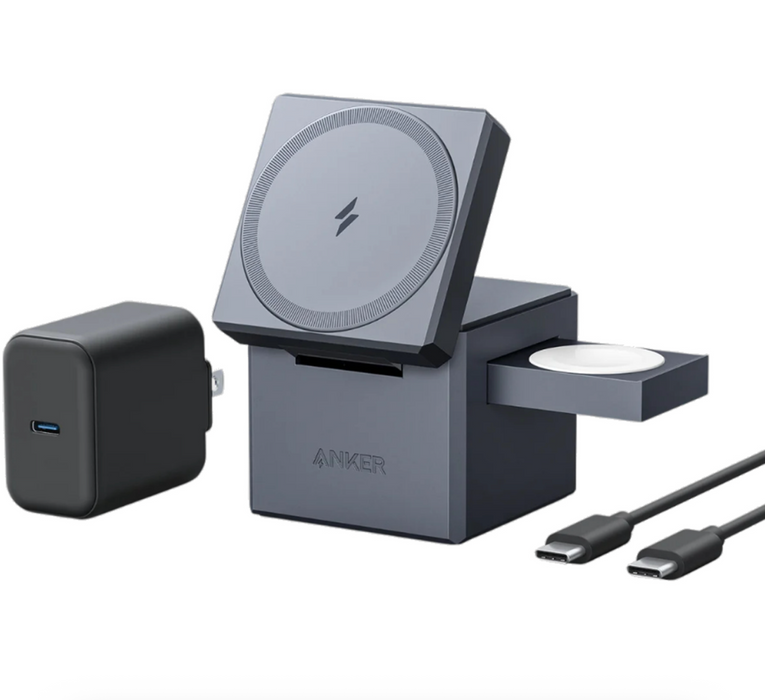 ANKER 3-in-1 Wireless Charging Cube with MagSafe